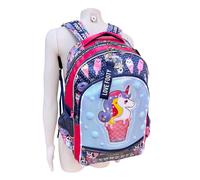Unicorn Zaino Scuola Elementare Tempo Libero Campeggio Ragazza Grande 46x34x20cm