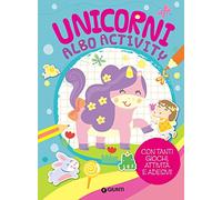 Unicorni albo activity. Con adesivi