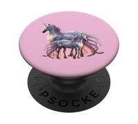 Unicorni. cavalli e fiabe, PopSockets PopGrip Adesivo