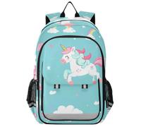 Unicorni Colorati Arcobaleno Magico Zaino Scolastico per Studenti,Zainetti per Bambini e Ragazzi,Ideali per La Scuola Viaggi