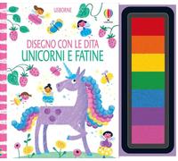 Unicorni e fatine. Ediz. a colori. Ediz. a spirale. Con 7 tamponi inchiostrati
