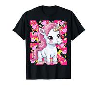 Unicorni estivi creature mitiche cavallo retrò bambini bambino unicorno Maglietta
