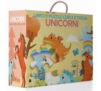 Unicorni. Libro e puzzle cerca e trova. Ediz. a colori. Con puzzle. Con Poster