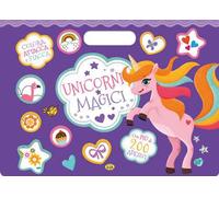 Unicorni magici. Colora, attacca e stacca. Con adesivi. Ediz. a colori