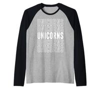 Unicorni Maglia con Maniche Raglan