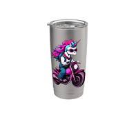 Unicorni moto Bicchiere termico in acciaio inox doppia parete