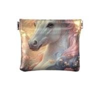 Unicorni Retro Vintage Moda Donna Piccola Borsa in Pelle Cambiamento Portatile Mini Caso Cosmetico per Gli Uomini Donne Viaggio guarda monedas para carro