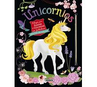 Unicornios. Dibujos para raspar y colorear