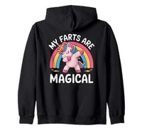 Unicorno Animale My Farts Are Magical Mitico Carino Unicorni Felpa con Cappuccio