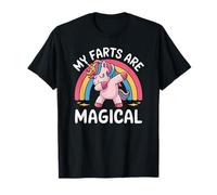 Unicorno Animale My Farts Are Magical Mitico Carino Unicorni Maglietta