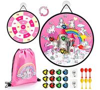 Unicorno Bambina Regalo, Giochi Bambina 3-12 Anni Regalo Bambina 3 4 5 6 7 8 Anni Giocattoli Bambina 4-10 Anni Tiro al Bersaglio Bambini Freccette Bersaglio Regalo Bimbo Regali Natale Bambini 2023