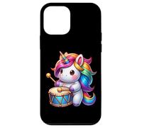 Unicorno Carino Con Tamburo Colorato Custodia per iPhone 12 mini