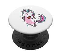Unicorno che gioca a rugby o PopSockets PopGrip Adesivo