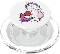 Unicorno che gioca con una palla Mitico Creatura Sport PopSockets PopGrip per MagSafe