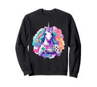 Unicorno Controller per gli amanti degli unicorni Solo Unicorn Gamer Felpa