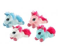 Unicorno di peluche 18 cm