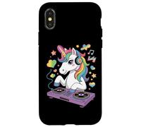 Unicorno Dj Magico Mix Music Party Custodia per iPhone X/XS