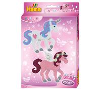 Unicorno E Pegasus Hama Perline Fantasy Cavalli Appeso Scatola Bambini Creativo