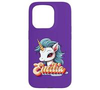 Unicorno ed Emilia Custodia per iPhone 15 Pro