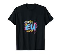 Unicorno Europeo Bandiera Stelle retrò Maglietta