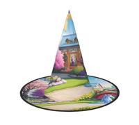 Unicorno Fiaba 2 pz Halloween Strega Cappello Costume Party Hat Adatto per Giochi di Palcoscenico Accessori