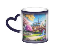 Unicorno fiaba uomo e donna divertente regalo magico morphing tazze 11oz ceramica termica cue tazze da caffè