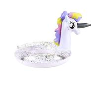 Unicorno Gonfiabile Piscina, Gonfiabile Anello per il Nuoto, PVC Anello per il Nuoto, Anello da Nuoto, per Piscina per Beach Party Feste (A)