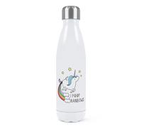 Unicorno I Bisogni Arcobaleni Parete Doppia Acqua Bottiglia Divertente Termiche