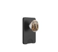 Unicorno medievale e leone con fiori e uccelli PopSockets PopWallet per MagSafe