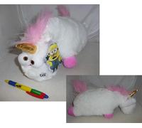 UNICORNO Minions Fluffy PELUCHE Morbido GRANDE 40cm Minion Cattivissimo me