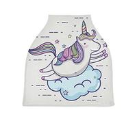 Unicorno Nuvola Passeggino Tettoia Copri Seggiolino Copertura Infermieristica Auto per Bambini per L'Allattamento Al Seno Morbido Traspirante Elastica Tettuccio