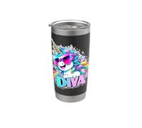 Unicorno Pegasus Diva Bicchiere termico in acciaio inox doppia parete