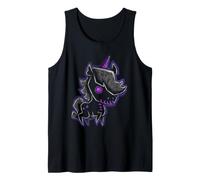 Unicorno Pegasus Skeleton Pastello Arte Gotica Canotta