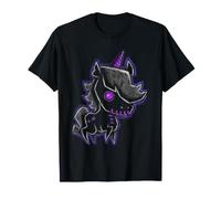 Unicorno Pegasus Skeleton Pastello Arte Gotica Maglietta