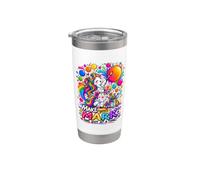 Unicorno per ragazze Dot Day Make Your Mark Art Teacher Kids School Bicchiere termico in acciaio inox doppia parete