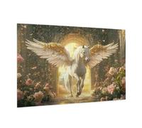 Unicorno Puzzle 300 Pezzi Adulti, 5D DIY Puzzle Cavallo Pattern Design con Confezione Regalo per Regalo Donna, Attività Famiglie Impegnative Principianti per Home Wall Bedroom Decor 40 x 28 cm -227Y