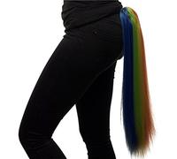 Unicorno Rainbow Ponytail Parrucche colorate Parrucca di Halloween