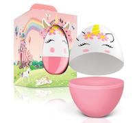 Unicorno regalo uovo da riempire e scrivere - confezione regalo personalizzata con adesivo A-Z - idea regalo fai da te per bambini, ragazze, compleanni, Pasqua, inizio della scuola e Natale