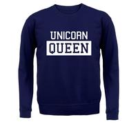 Unicorno Regina - Felpa Per Bambini - Unicorni Mito Magico Fantasia Principessa