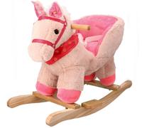 Unicorno rosa con sella