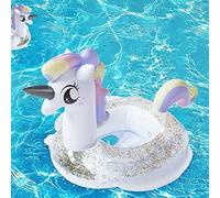 Unicorno Sirena Flamingo Dinosauro Salvagente Bambini Float,Salvagente neonato con Mutandina,Galleggiante Gonfiabile del Bambino seggiolino Dell'anello di Nuoto del (Unicorno)