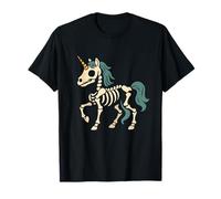 Unicorno Skeleton Fantasy Maglietta