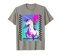 Unicorno Surf retrò Anni '90 Maglietta