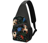 Unicorno tra le erbe magiche Zaino a tracolla Borsa a tracolla Leggera Borsa a tracolla da viaggio Zaino da escursionismo