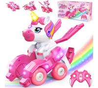 Unicorno Transform Macchina Telecomandata, Giochi Regalo Bambina 4-12 Anni
