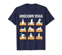 unicorno yoga divertente namaste mandala meditazione regalo Maglietta