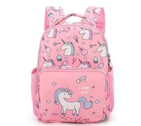 Unicorno Zaino per Bambini, Zainetti Scuola Elementare Set con Astuccio Cartone Animato Borse Scuolas Cartoon Zaino Casual Borsa Bag Carino Zainetto Casual Scuola Scuolas Zainetti per Bambinis