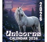 Unicorns 2026 Calendar: Cute and Colorful Fantasy Creatures