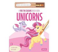 Unicorns. A free the colours brush book. Con magical water-based brush