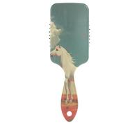 unicorns Fantasy Style spazzola antistatica per capelli lunghi Progettato massaggio cuoio capelluto per tutti i tipi di capelli con manico ergonomico cepillos para cabello